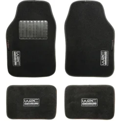 Sale 4 tapis de sol noirs Tapis