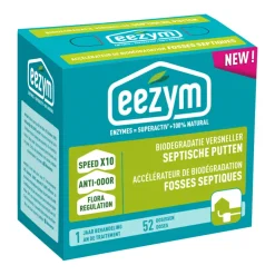 New Accélérateur de biodégradation fosses septiques - 52 doses Produits De Nettoyage