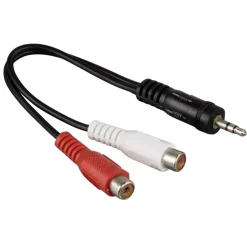 Clearance Adapteur audio 2 x rca 3,5 mm jack Audio
