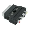 Sale Adapteur video S-VHS/3 RCA - scart IN/OUT Audio
