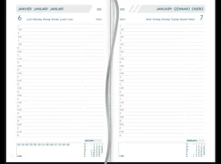 Best Agenda daily noir 2018 Agendas|Agendas Et Calendriers