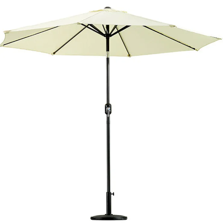 Hot Aluminium parasol tilt beige 2 m Parasols|Meubles De Jardin