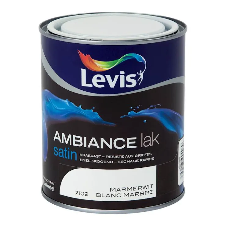 Best Ambiance laque satin blanc marbre 750 ml Laques|Laque