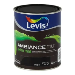 Clearance Ambiance mur noir extra mat 1 l Peinture Mur Et Plafond