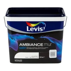 Best Ambiance mur satin blanc lys 5 L Peinture Mur Et Plafond|Peinture Pour Plafond Et Murale