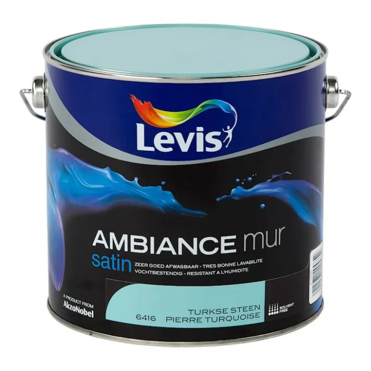 Sale Ambiance mur satin pierre turc 2,5 L Peinture Mur Et Plafond|Peinture Pour Plafond Et Murale