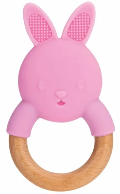 Discount Anneau dentition lapin bois/silicone Anneau De Dentition