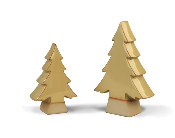 Discount Arbre de Noël en porcelaine 20cm Statues, Figurines Et Maisons
