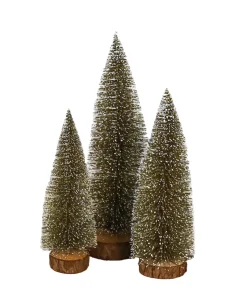 Arbre deco or L Statues, Figurines Et Maisons