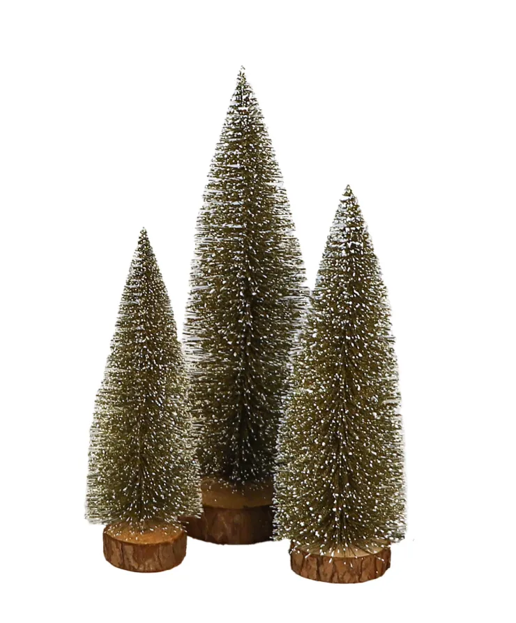 Arbre deco or L Statues, Figurines Et Maisons