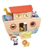 Sale Arche de Noah jouet en bois Sets À Jouer Figures Et Animaux