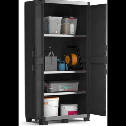 Discount Armoire de garage XL haute 89x54x188 cm Établis Et Systèmes De Rangement