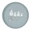 Clearance Assiette Enfant - Tiny Farmer Mouton Bleu Ustensiles De Repas