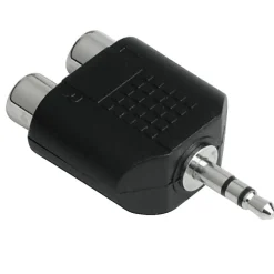 Sale Audio adapteur 3,5 mm jack - 2 cinch stereo Audio