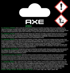 Clearance AXE Rechargement Désodorisant Alu Holder Africa - 2 pièces Désodorisants