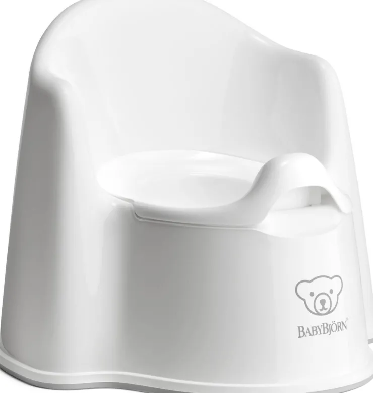 Clearance Babybjörn Pot fauteuil blanc/gris Toilettes Et Accessoires