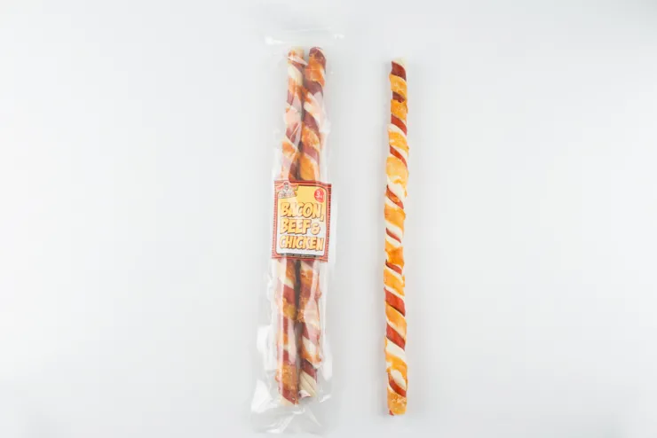 Sale Bacon beef chicken roll 40 cm - 2 pièces Nutrition