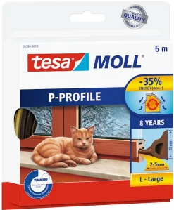 Sale Bande d'étanchéité 9 mm x 6 m brun Rubans Adhésif