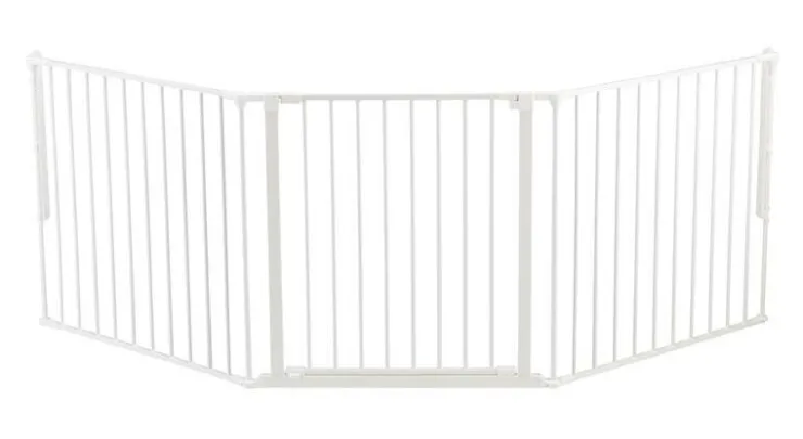 Sale Barrrière multifonctionelle Olaf X Wide Blanc Barrières De Portes Et D'escaliers