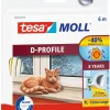 Discount Bas de porte adhésif 9 mm x 6 m blanc Rubans Adhésif