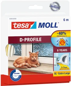 Discount Bas de porte adhésif 9 mm x 6 m blanc Rubans Adhésif