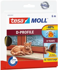Sale Bas de porte adhésif 9 mm x 6 m brun Rubans Adhésif