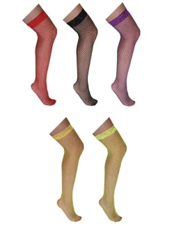 Clearance Bas résille - 5 couleurs Accessoires