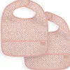 Clearance Bavoir imperméable Snake Pale Pink (2 pièces) Bavettes Et Protection