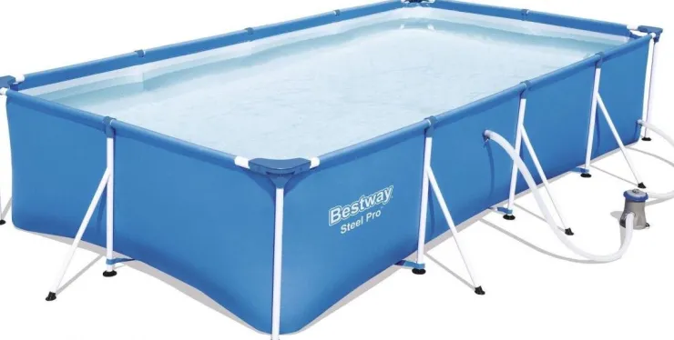Steel Pro Frame Pool + pompe 400 x 211 x 81cm Piscines Et Accessoires|Piscines Et Accessoires