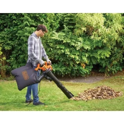 Black+Decker BEBLV300SB-QS souffleur-aspirateur de feuilles électrique 3000W Outils Électriques