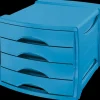 Bloc classement vivida bleu Bacs À Lettres