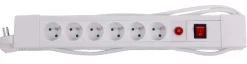Outlet Bloc prises avec interrupteur 1,5 m 6 x 16 A Rallonges Et Adaptateurs