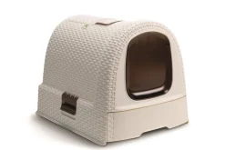 Online Boîte de litière blanc 51x38,5x39,5 cm Toilettes Pour Chat