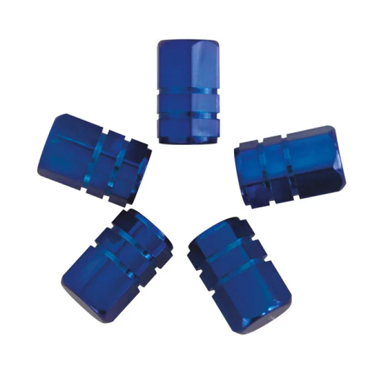 Clearance Bouche valve piston bleu 5 pièces Accessoires Voiture