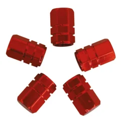Best Bouche valve piston rouge 5 pièces Accessoires Voiture