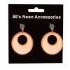 Boucles d'Oreilles Fluo Orange Accessoires