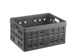 Best Box pliable 32 L anthracite Boîtes En Plastique|Sacs Shopping Et Chariots De Courses