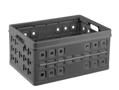 Box pliable 46 L anthracite Boîtes En Plastique|Sacs Shopping Et Chariots De Courses