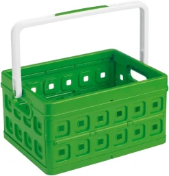 Sale Box pliable 24 L vert Boîtes En Plastique|Sacs Shopping Et Chariots De Courses
