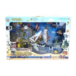 Bâteau de pirates avec accessoires Sets À Jouer Figures Et Animaux