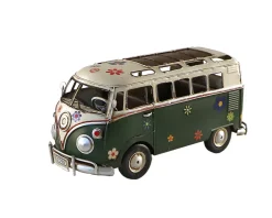Online Bus Métal Avec Fleurs Decoratif Statues, Figurines Et Maisons