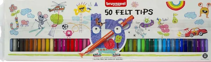 Best BZL FELT TIPS SET 50 Marqueurs