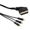 Online Cable audio/video scart 3 RCA 1,5 m 3 star Audio