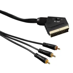 Online Cable audio/video scart 3 RCA 1,5 m 3 star Audio