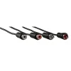 Outlet Cable d'extension 2 cinch - 2 cinch 1,5 m 1 star Audio