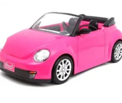 Online Cabrio rose avec son et lumière Poupées Et Peluches|Véhicules
