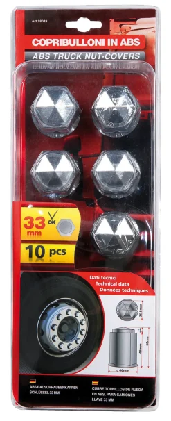 Hot Cache Ecrous ABS 33mm Caches Écrous