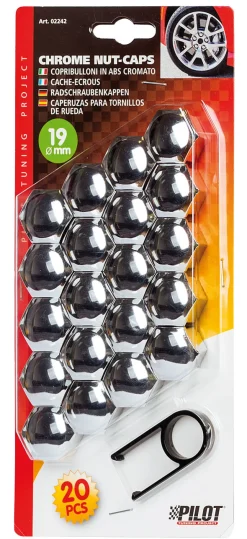 Sale Cache Ecrous ABS x20 19mm Accessoires Voiture