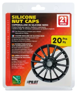 Discount Cache Ecrous Silicone x20 21mm Accessoires Voiture