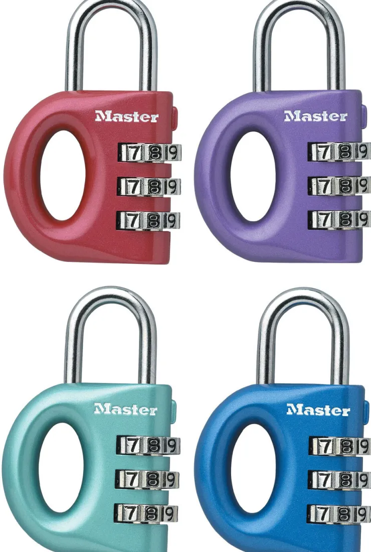 Cadenas 32 mm avec code de 3 chiffres Serrures